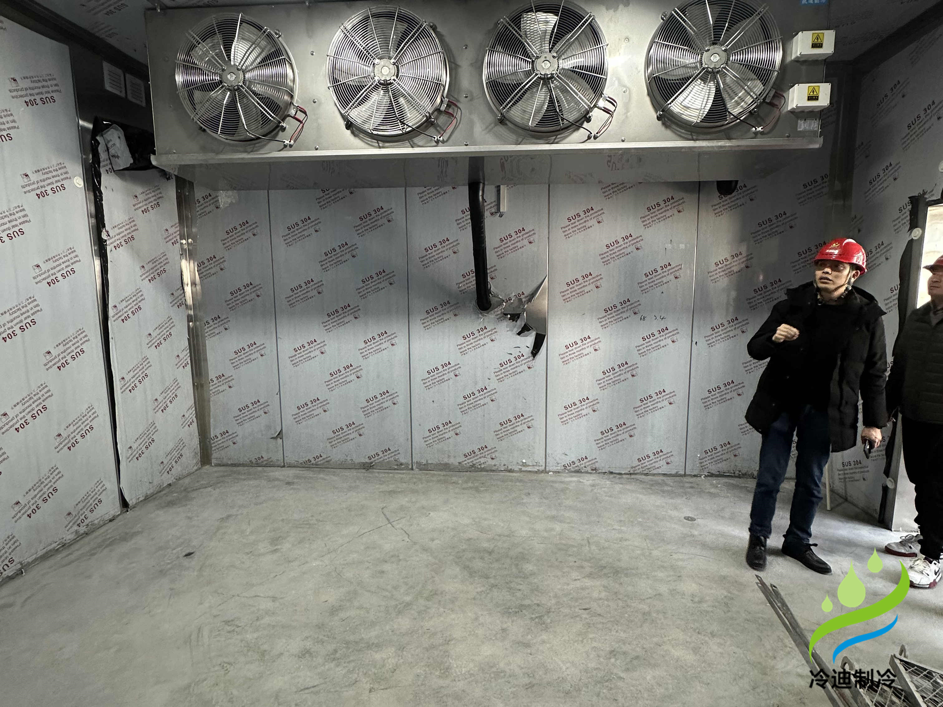 上海奉賢中央廚房冷庫建造案例速凍冷庫